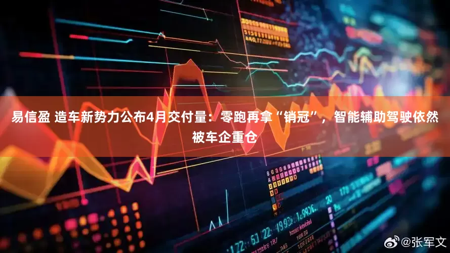 易信盈 造车新势力公布4月交付量：零跑再拿“销冠”，智能辅助驾驶依然被车企重仓